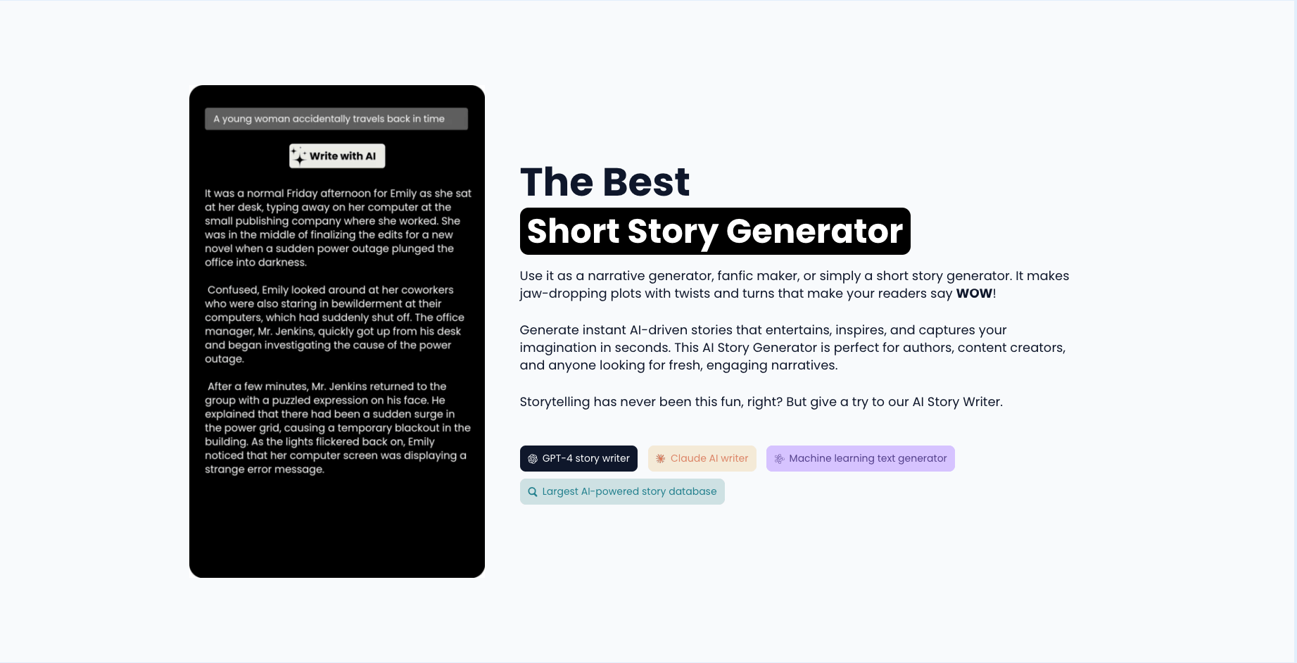 Free-AI-Story-Generator